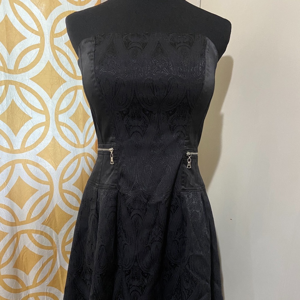 Forever 21 Paisley and Satin Mini Dress
